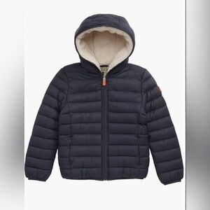Save The Duck: Kids Rob Water Repellent Quilted Hooded Puffer Jacker